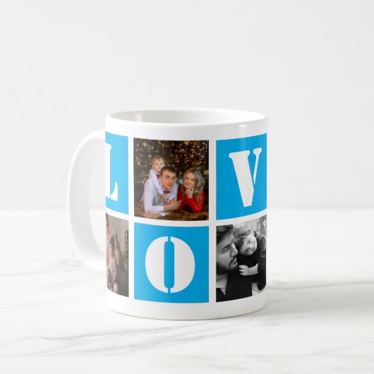 愛の父の日5写真 コーヒーマグカップ (正面左)