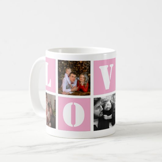 愛の父の日5写真 コーヒーマグカップ (正面左)