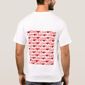 愛の父Tシャツ Tシャツ (裏面)