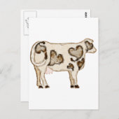 愛の牛 ポストカード (正面/裏面)