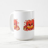 愛の物語は心の中で始まる コーヒーマグカップ (正面左)