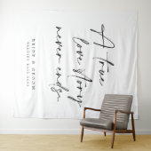 愛の物語は永遠に ウェディングタペストリー タペストリー (インサイチュ(横))