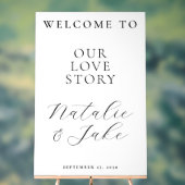 愛の物語へようこそモダン結婚 アクリルサイン (ニュートラル)