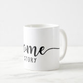 愛の物語を歓迎する コーヒーマグカップ (正面右)
