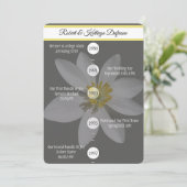 「愛の物語」の結婚誓いの更新招待状 招待状 (スタンド正面)