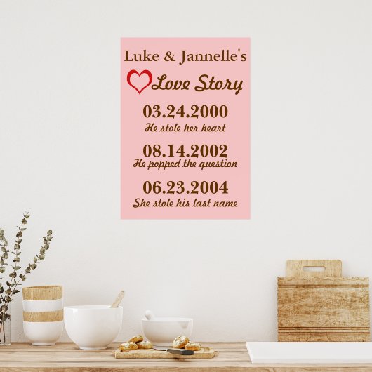 愛の物語 ポスター (キッチン)