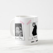 愛の物語 | Pink Mothers Dayフォトギフトマグ コーヒーマグカップ (正面左)