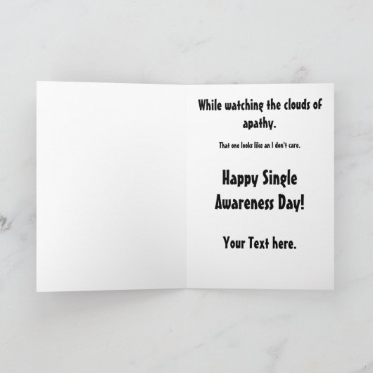 愛の独身のな認識度日のカード海 シーズンカード (内部)