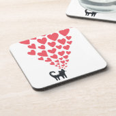 愛の猫 コースター (左側)