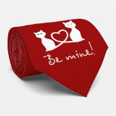 愛の猫 ネクタイ (ロール)