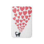 愛の猫 バスマット (正面縦)