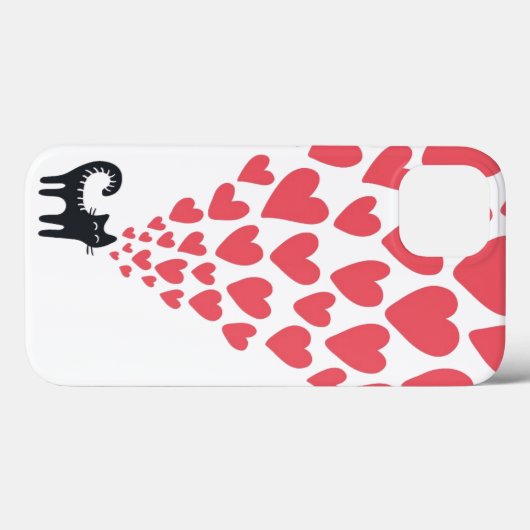 愛の猫 Case-Mate iPhoneケース (裏面 (横))