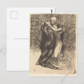 愛の献身 (ポール＝アルベルト・ベルナルド) ポストカード (正面/裏面)