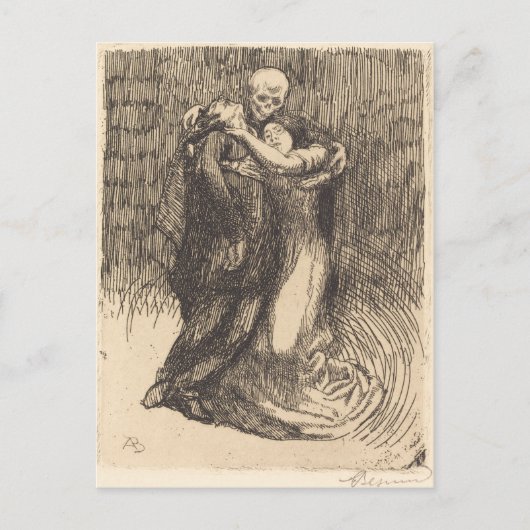 愛の献身 (ポール＝アルベルト・ベルナルド) ポストカード (正面)