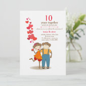 愛の猿たちのアニバーサリー招待状 招待状 (スタンド正面)