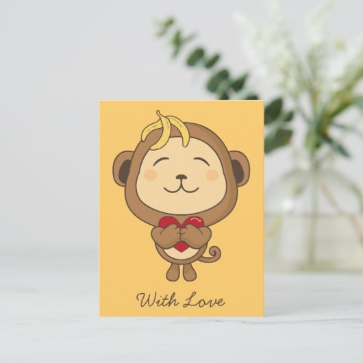 愛の猿 ポストカード (スタンド正面)