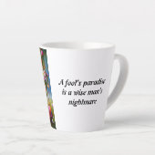 愛の甘い瞬間を吸い込む –  カフェラテマグ (右アングル)