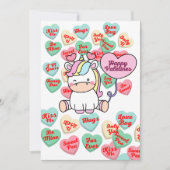 愛の甘い魔法:キャンディとユニコーン喜び シーズンカード (正面)