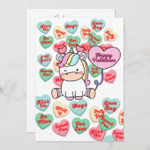 愛の甘い魔法:キャンディとユニコーン喜び シーズンカード (正面/裏面)