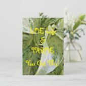 愛の生活と繁栄フラットグリーティングカード (スタンド正面)