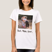 愛の生涯 最強の母フォト Tシャツ (正面)