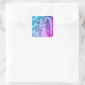 愛の病気の女の子ゾンビ後を追ーの彼女のハートは、ウィムシー スクエアシール (バッグ)