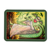 愛の病気の女の子ゾンビ後を追ーの彼女のハートは、ウィムシー マグネット (横)