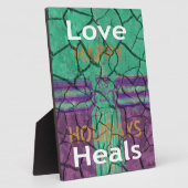 愛の癒し フォトプラーク (側面)