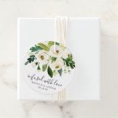 愛の白いエレガントフローラが詰め結婚込む フェイバータグ (インサイチュ)