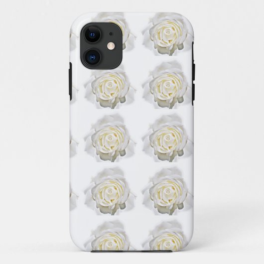 愛の白いバラ Case-Mate iPhoneケース (裏面)