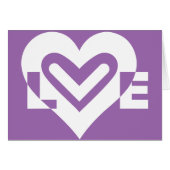 愛の白と紫 (正面横)