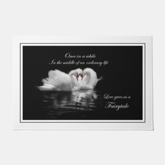 愛の白鳥 ドアマット (正面)