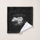 愛の白鳥 バスタオルセット (ウォッシュタオル)