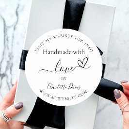 愛の白黒名Webサイト ラウンドシール