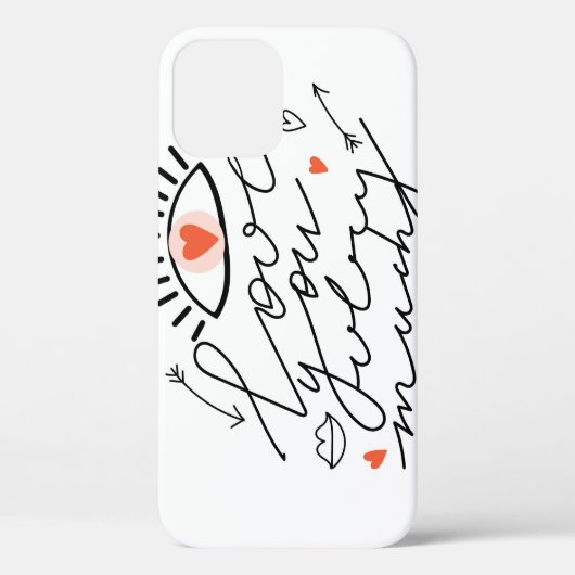 愛の目：ヴィンテージロマンチック美しい。 Case-Mate iPhoneケース (裏面)
