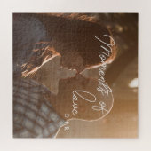 愛の瞬間、愛のカップル ジグソーパズル (横)