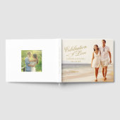 愛の祝典 エレガントゴールド ウェディングフォト ゲストブック (全面)