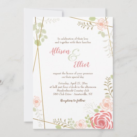 愛の祝祭 招待状 (正面)