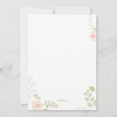 愛の祝祭 招待状 (裏面)