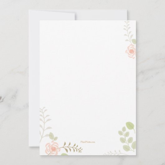 愛の祝祭 招待状 (裏面)