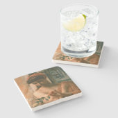 愛の神殿の心理(エドワード・ポインター著) ストーンコースター (横)