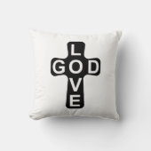 愛の神16x16 クッション (正面)