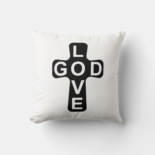 愛の神16x16 クッション (正面)
