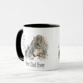 愛の私のパパそんなに私のおもしろい引用文 マグカップ (正面左)