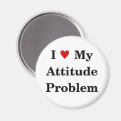 愛の私の態度の問題の磁石 マグネット (正面/裏面)
