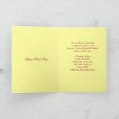 愛の私の母に カード (内部)