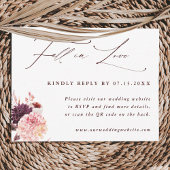 愛の秋秋結婚のQRコード 出欠カード