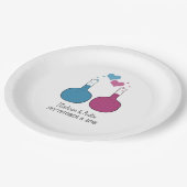 愛の科学の結婚紙プレート ペーパープレート (アングル)