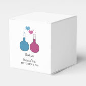 愛の科学結婚式の引き出物箱 フェイバーボックス (正面サイド)