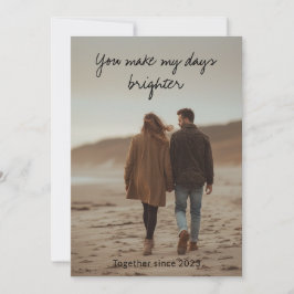 愛の秘密のメッセージ - 個人化されたバレンタイン シーズンカード